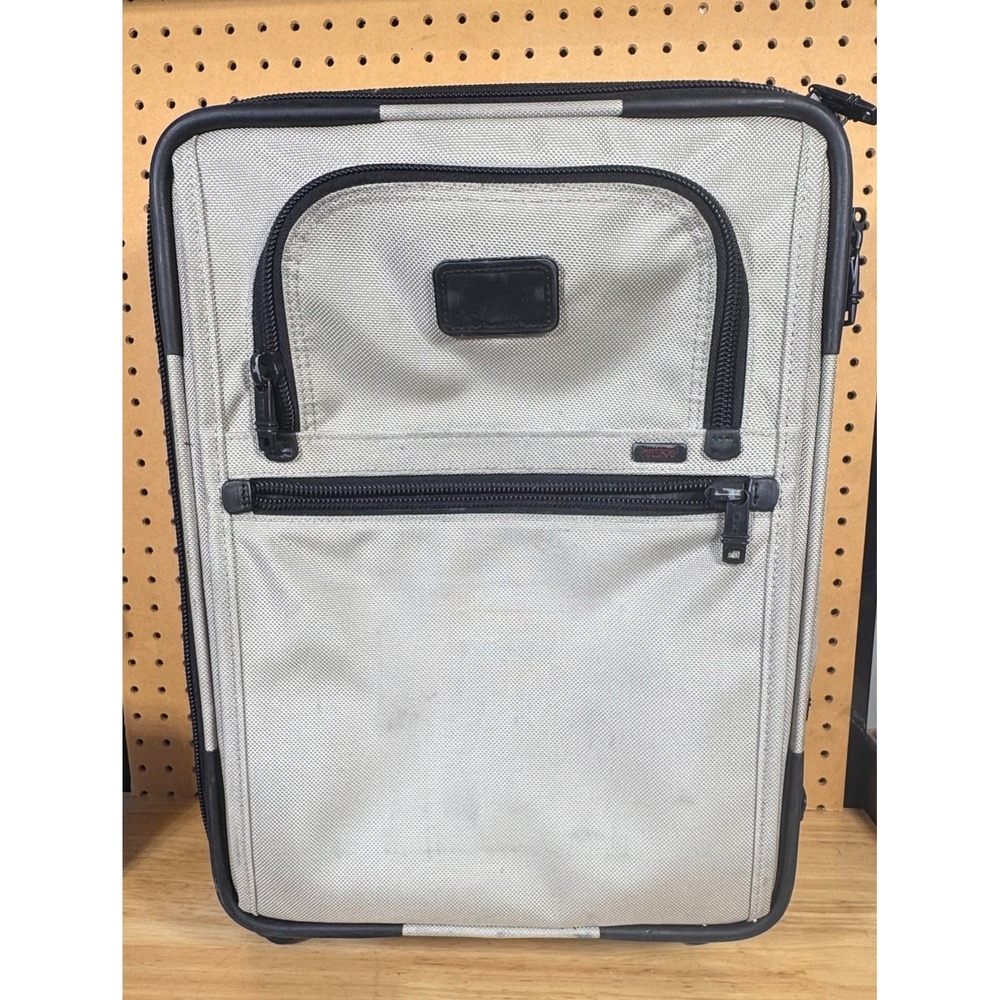 TUMI 22060DH International 4 Wheel Expandable Carry On Luggage Cream